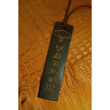 Handmade Leather Bookmarks Hand Tooled