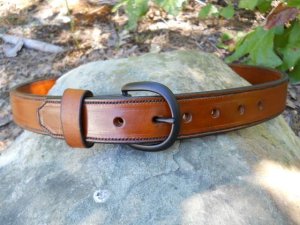 Custom Leather Reinforced Conceal Carry Belt  1/4