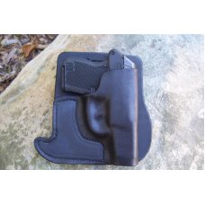 Custom Leather Front Pocket Holster - ,Keltec P3AT,Ruger LCP,Sig Sauer P238, See Gun List Below