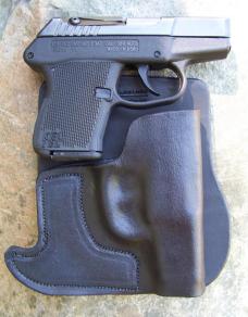 Custom Leather Front Pocket Holster  - ,Keltec P3AT,Ruger LCP,Sig Sauer P238, See Gun List Below
