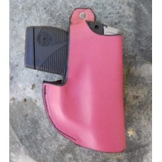 Custom Leather Holster Outside Waist Band (OWB) - Pink - ,Keltec,Ruger, P238, See Gun List Below