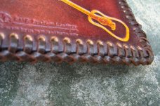 Custom Leather Men's Wallet - Bi-fold - Custom Tooling