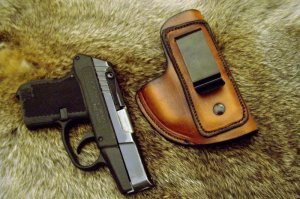 Custom Leather (IWB) Holster - ,P3AT,LCP,P238,& Bodyguard .380, See Gun List Below 