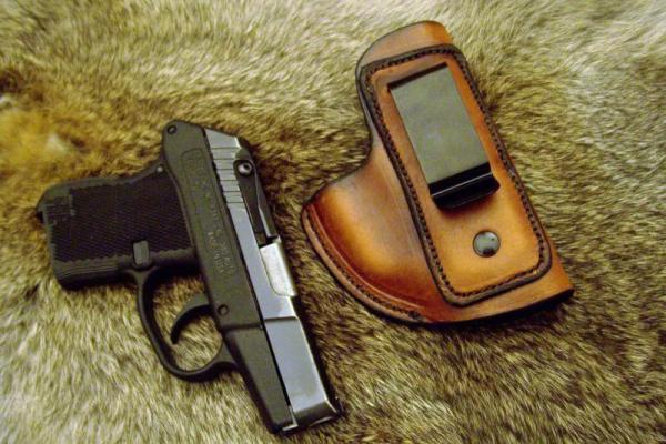 Custom Leather (IWB) Holster - ,P3AT,LCP,P238,& Bodyguard .380, See Gun List Below 