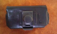  Custom Leather Cell Phone Case - Sideways Carry - Magnetic Closure - Fits iphone & Droid