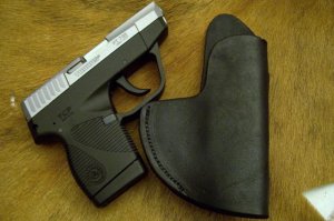 Custom Leather (OWB) Holster - ,P3AT,LCP,P238,& Bodyguard .380,See Gun List Below 