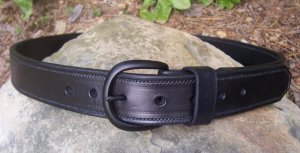 Custom Leather Reinforced Shooter's Belt 1/4