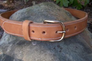 Custom Leather Reinforced Shooter's Belt 1/4