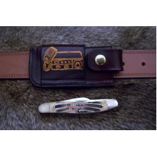 Leather Sidewinder Knife Pouch (Small) Fits Pocket Knives Up To 3 1/2