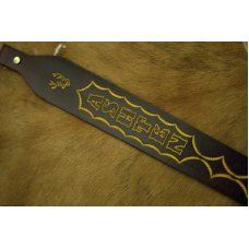 Custom Leather Rifle / Shotgun Sling - Custom Tooling
