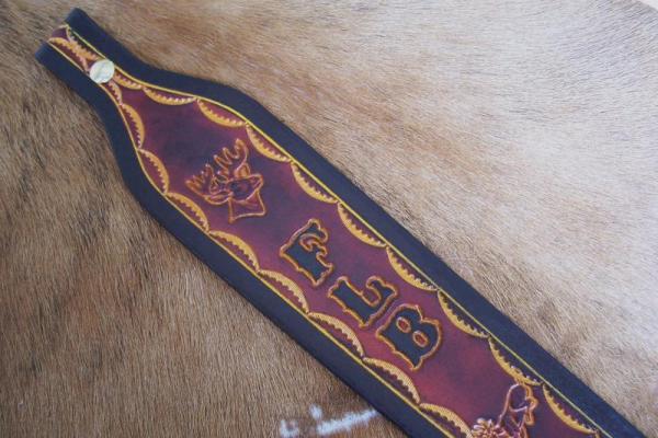 Custom Leather Rifle / Shotgun Sling - Custom Tooling Custom Leather Rifle / Shotgun Sling - Custom Tooling