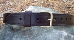 Custom Leather Reinforced Shooter's Belt 1/4