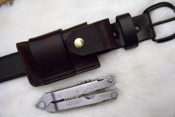Custom Leather Case Large Sidewinder - Fits Leatherman & Gerber Tools Custom Leather Case Large Sidewinder - Fits Leatherman & Gerber Tools