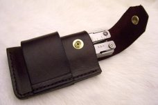 Custom Leather Case Large Sidewinder  - Fits Leatherman & Gerber Tools