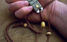 Handmade Lanyard Tie For Knives