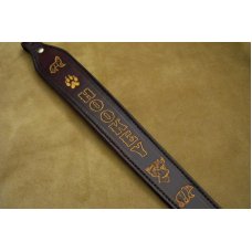 Custom Leather Rifle Sling / Shotgun Sling - Custom Tooling - Shoulder Padding