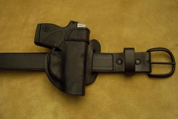 Custom Leather Holster Outside Waist Band (OWB) - , P3AT,LCP, P238, See Gun List Below 