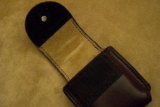 Custom Leather Cell Phone Case- Soft Suede Lining - Velcro Closure - Fits iphone & Droid