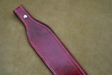 Custom Leather Rifle Sling / Shotgun Sling - Suede lining