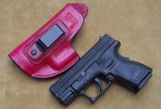Custom Leather Inside Waist Band (IWB) Holster - Taurus,Glock,S&W,XD-9 - See Gun List Below