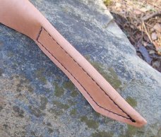 Custom Leather knife Sharpening Strop