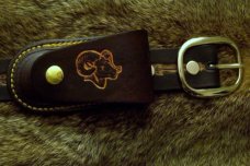 Leather Sidewinder Knife Pouch - Fits Knives Up to 5