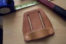 Custom Leather Carpenter's Hammer Holder