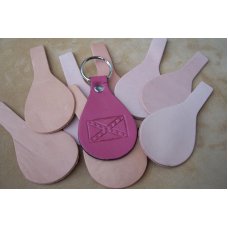 Leather Key Fob Blanks - Lot of 12