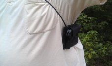 Custom Leather Neck / Shoulder / Wallet Concealment Holster  - Keltec,LCP,P238, See Gun List Below