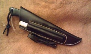 Custom Leather Knife Sheath Fixed Blades - Up to 11