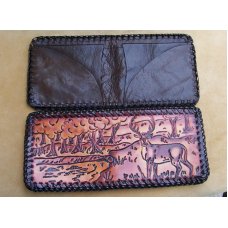 Custom Leather Men's Wallet - Bi-fold - Pre-made