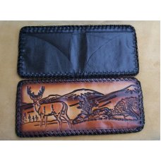 Custom Leather Men's Wallet - Bi-fold - Pre-made