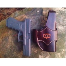 Leather Gun Holster For Semi Automatics - Thumb Break - Glocks, S&W,P229, See Gun List Below