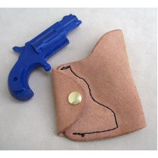 Custom Leather Pocket Holster For a North American Arms Mini Revolver .22 - Ammo Pocket