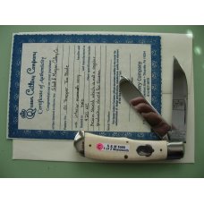 SCHATT & MORGAN CUSTOM MAMMOTH 2 BLADE TRAPPER KNIFE