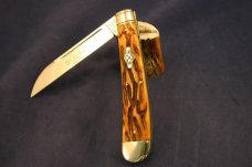 Schatt & Morgan File & Wire Large Swayback Clasp Pocket Knife   #27 