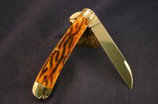 Schatt & Morgan File & Wire Large Swayback Clasp Pocket Knife   #27 