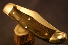Schatt & Morgan #44 Folding Hunter Buffalo Horn Short Run 1 of 50. #613-622