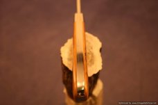 Todd Davison Mammoth (Fossil) Ivory Folder Knife.  #1390