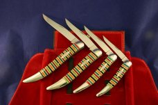 CASE CLASSIC GLITTER STRIPE TOOTHPICK SET KNIVES