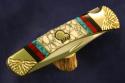 BRIAN YELLOWHORSE HOWLING WOLF 32 OF 50 BUCK 110 KNIFE