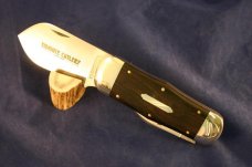 GREAT EASTERN CUTLERY TIDIOUTE EBONY WOOD KNIFE #114
