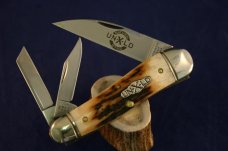 GREAT EASTERN NORTHFIELD 570311 NATURAL STAG KNIFE    #177