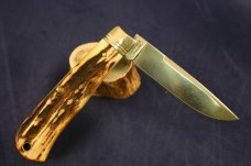 GREAT EASTERN NORTHFIELD 735111T BURNT STAG KNIFE  #124
