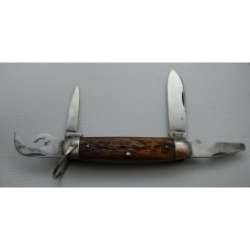 Ulster Unofficial Scout With Brown Bone Covers 3 5/8