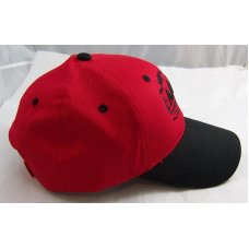 Red & Black Colored All About Pocket Knives Hat  With  Black Embroidery