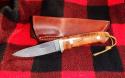 BERETTA LOVELESS SKINNER KNIFE, Mdl 202A, Quince Handle, Discontinued Model