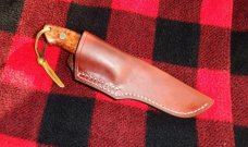 BERETTA LOVELESS SKINNER KNIFE, Mdl 202A, Quince Handle, Discontinued Model