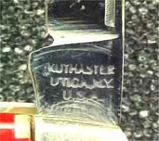 OLD KUTMASTER Stockman PURINA CHOW CHECKER BOARD AD KNIFE