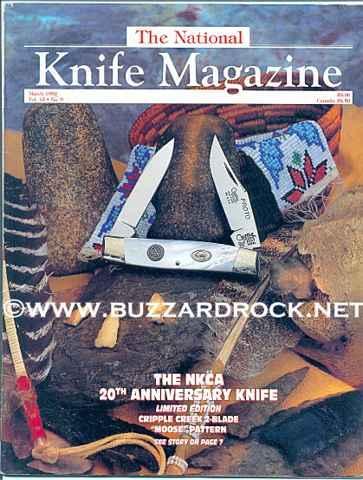 NKCA The National KNIFE MAGAZINE March 1992 NKCA The National KNIFE MAGAZINE March 1992